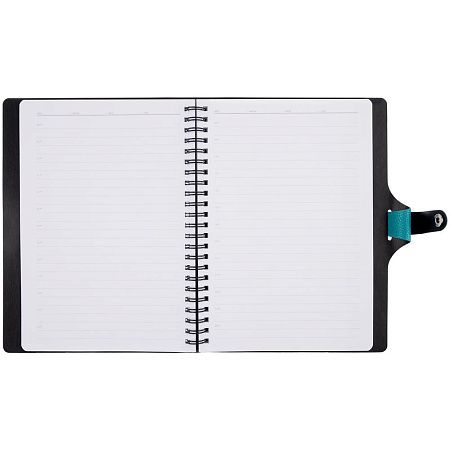 Ежедневник Strep Front на заказ, недатированный, бирюзовый