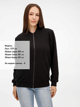 Бомбер унисекс Townie, черный, размер XL