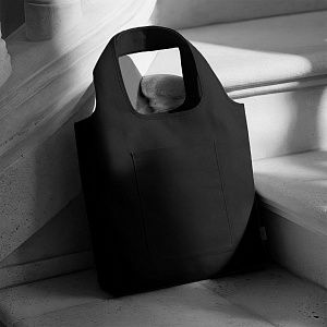 Сумка-шоппер «Vest» из хлопка 340 г/м2, цвет: черный