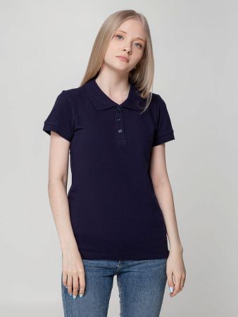 Рубашка поло женская Virma Lady, темно-синяя, размер S