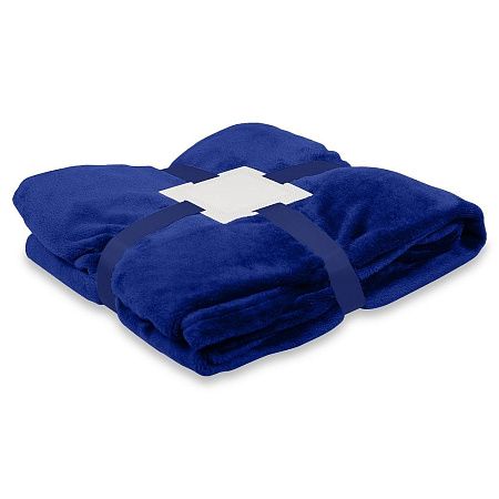 Плед флисовый SUPER SOFT COMFORT TRAVEL, тёмно-синий