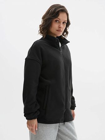 Куртка флисовая унисекс Nebo, черная, размер S