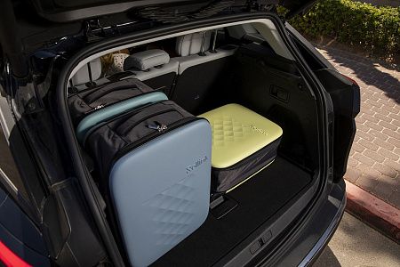 Чемодан складной Rollink Vega II 55x40x20 см, 2 колеса, бирюзовый