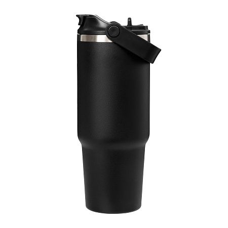 Термокружка вакуумная Montana, черный