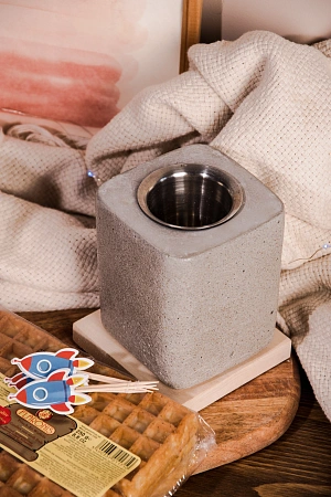 Подарочный набор «Эль-Камино»: биокамин, зефир, вафли, шпажки, декор, лента