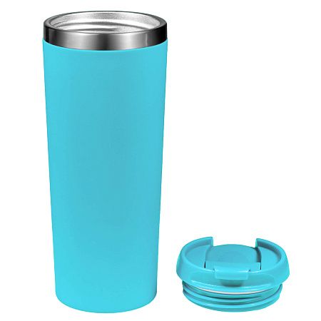 Термокружка KOMO SOFT COLOR 420мл. Бирюзовая 6060.16