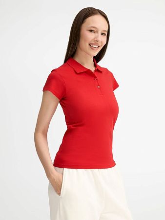 Рубашка поло женская Prescott Women 170, красная, размер L