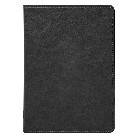 Ежедневник Urban Elegiya Ausone Print Sample "Железные дороги" A5, черный с серебристым, недатированный, в полугибкой обложке