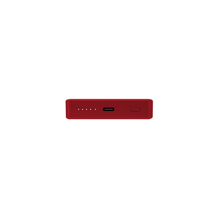 Внешний аккумулятор Атлантис Плюс PD (Atlantis PD Plus) 10000mAh с функцией беспроводной зарядки 15W, красный