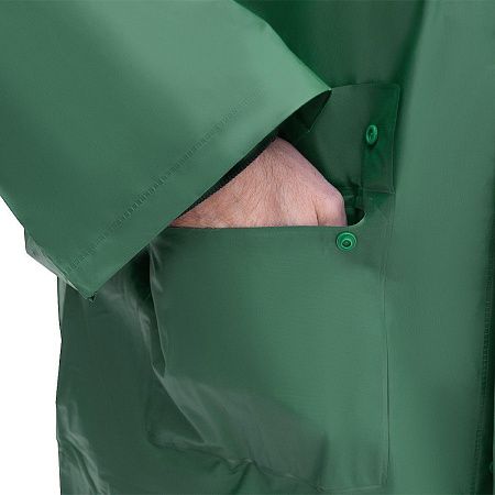 Дождевик Belfast Bi-color, материал PVC, размер M-L, темно-зеленый-черный
