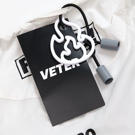 Пара наконечников для шнурка Tizzle, серый