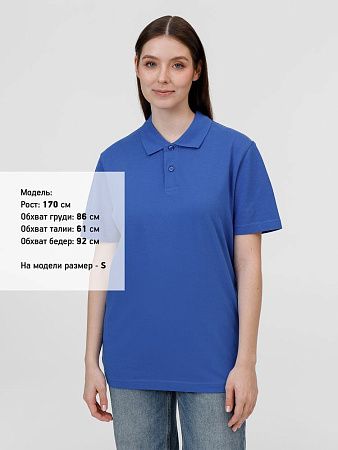 Рубашка поло унисекс Pulse, ярко-синяя (royal), размер M