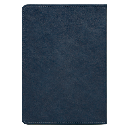 Ежедневник Urban Elegiya Ausone A5, темно-синий с серебристым, недатированный, в полугибкой обложке