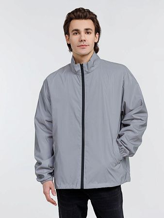 Ветровка Manifest 2.0 из светоотражающей ткани, серая, размер XL/2XL