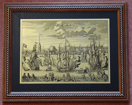 Гравюра "Панорама СПб 3"