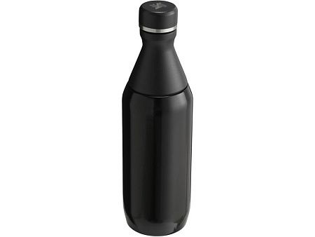Бутылка для воды Stanley All Day Slim объемом 350 мл - черный глянцевый