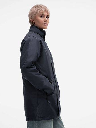 Куртка на стеганой подкладке Robyn, темно-синяя, размер 4XL