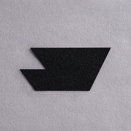 Основа Velkro L для крепления шевронов на липучке, черная