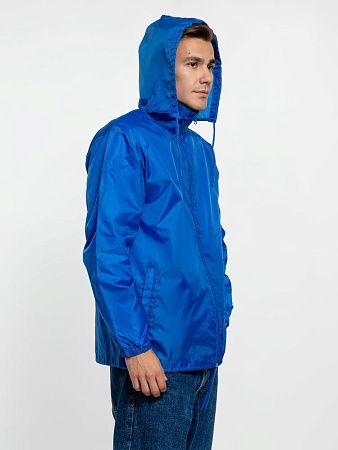 Ветровка унисекс Shift, ярко-синяя, размер L