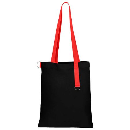 Сумка для покупок Black GLOW 325 г/м² с ремувкой, красная