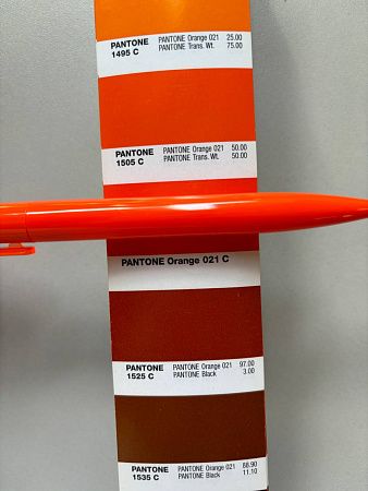 Ручка шариковая, пластиковая, оранжевая, Martini