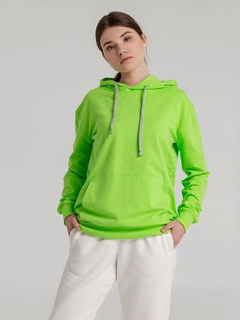 Толстовка с капюшоном Unit Kirenga, зеленое яблоко, размер M