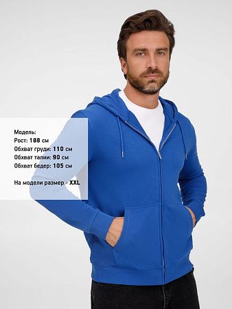 Толстовка унисекс Calipso, ярко-синяя (royal), размер 3XL