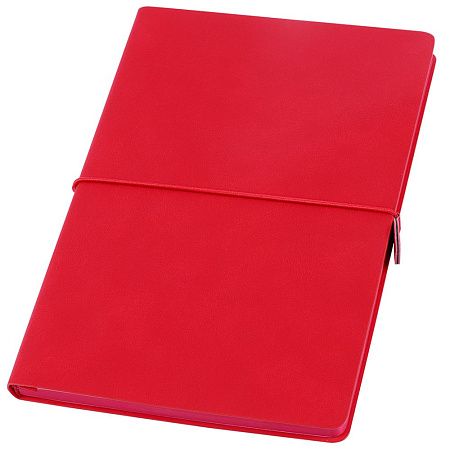Ежедневник A5 недатированный Massimo в мягком переплёте, красный