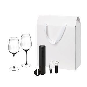 Подарочный набор Blanche, Sacramento (2 бокала + набор для вина)