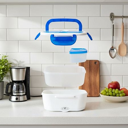 Ланчбокс с подогревом Yummybox, серый