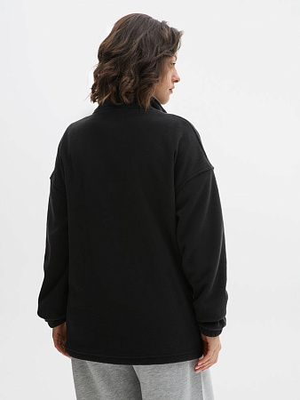 Куртка флисовая унисекс Nebo, черная, размер S