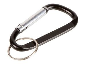 Брелок-карабин из переработанного алюминия «Alumina»