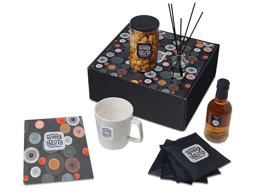 Подарочный набор «Re:y. Treat» с кружкой, сиропом и попкорном