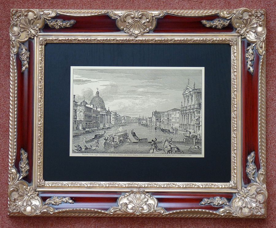 Гравюра "Венеция" в vip раме