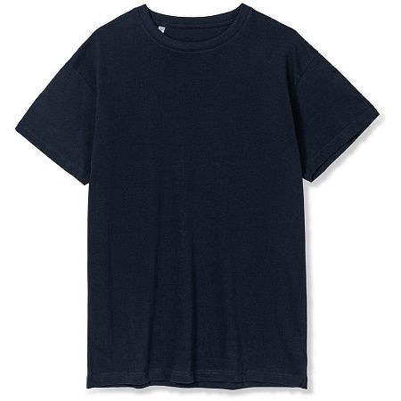 Футболка унисекс T-Bolka 180, темно-синяя, размер 5XL