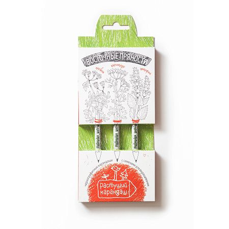 Набор графитных бумажных карандашей 3шт.