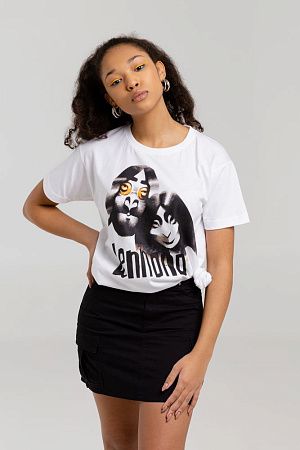 Футболка «Меламед. John Lennon, Yoko Ono», белая, размер S