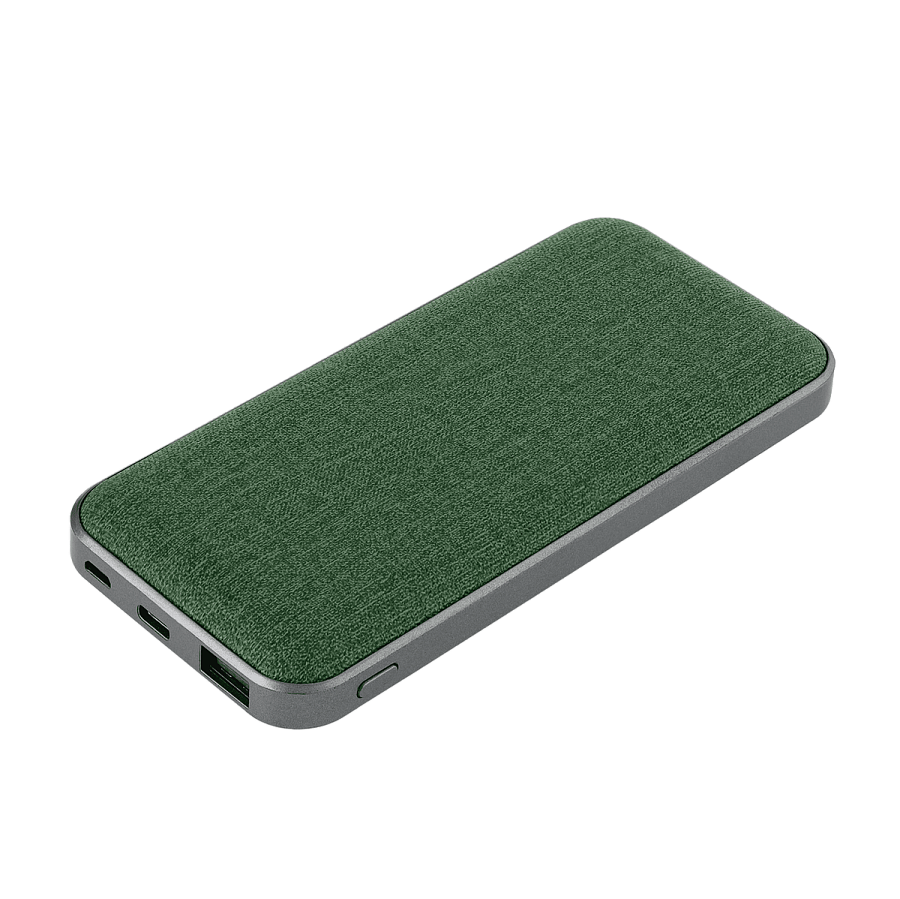 Внешний аккумулятор Tweed PB 10000 mAh, зеленый