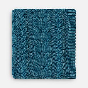 Плед Hygge, темно-зеленый