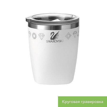 Термокружка вакуумная Вива (Viva), черная
