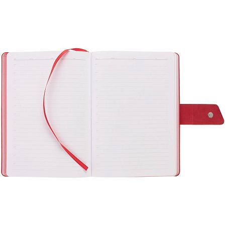 Ежедневник Boom, недатированный, черный с красным