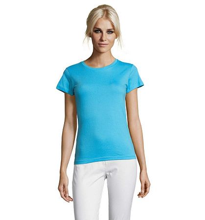 Футболка женская Regent Women, бирюзовая, размер L