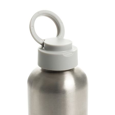 Бутылка для воды Ripple RCS из нержавеющей стали R-steel, герметичная, с ручкой, 750 мл