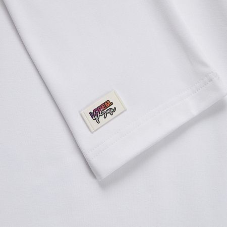 Лейбл из ПВХ Dzeta, XS, белый