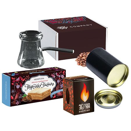 Подарочный набор «Восточная магия»: турка, кофе, пастила, зёрна