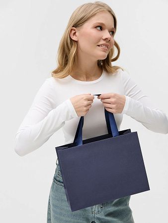 Пакет бумажный Manilla M, синий