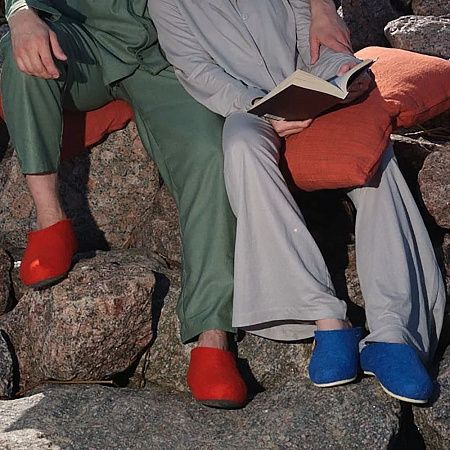 Домашние валенки Cant, красные, размер 43