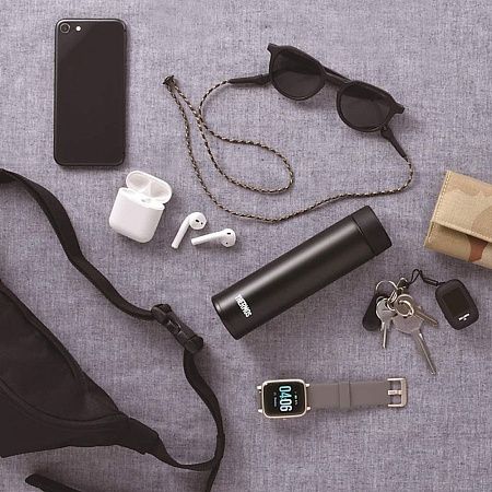 Термобутылка JOJ 180, черная