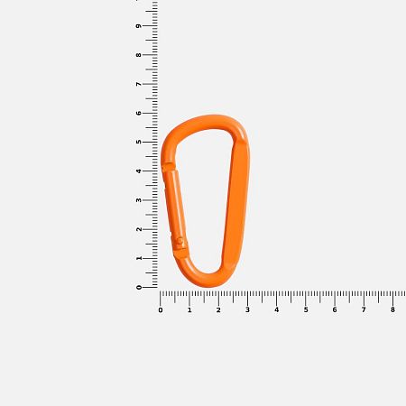 Карабин Raby, оранжевый неон