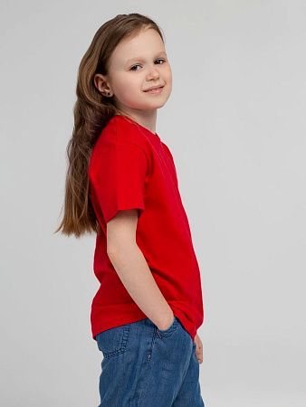 Футболка детская Regent Kids 150, красная, размер 6 лет (106-116 см)